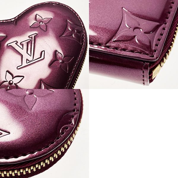 1017004092510 7 LOUIS VUITTON Vernis Portomonecourt Purple Case Coin