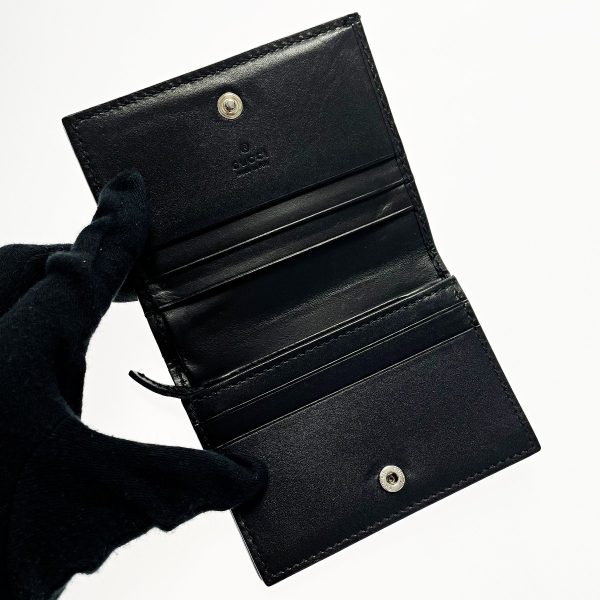 1017004101786 3 GUCCI DORIAN Black Wallet