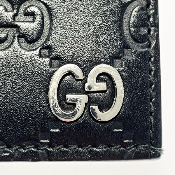 1017004101786 6 GUCCI DORIAN Black Wallet