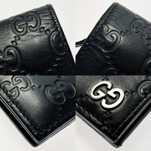 1017004101786 8 GUCCI DORIAN Black Wallet