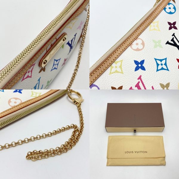 1017004115691 7 LOUIS VUITTON Multicolor Mira MM Pochette Accessory White