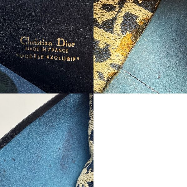 1017004116278 6 Christian Dior Trotter Blue Wallet Leather