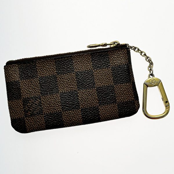 1017004119941 2 LOUIS VUITTON Damier Pochette Brown Key Case