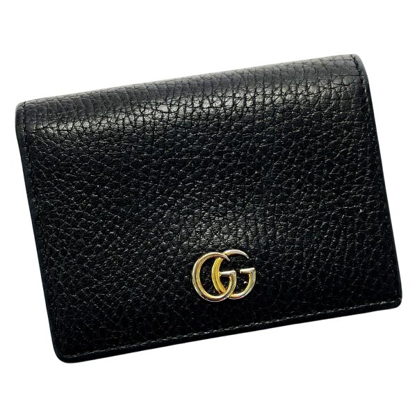 1017004124167 1 rbg GUCCI GG Marmont Black Wallet