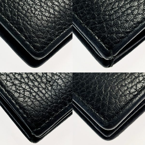 1017004124167 7 GUCCI GG Marmont Black Wallet