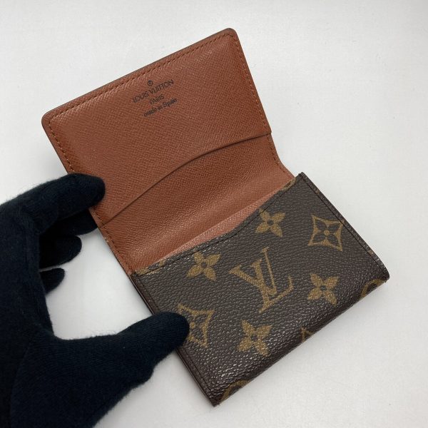 1017004136641 3 LOUIS VUITTON Monogram Amberop Carte de Visite card holder