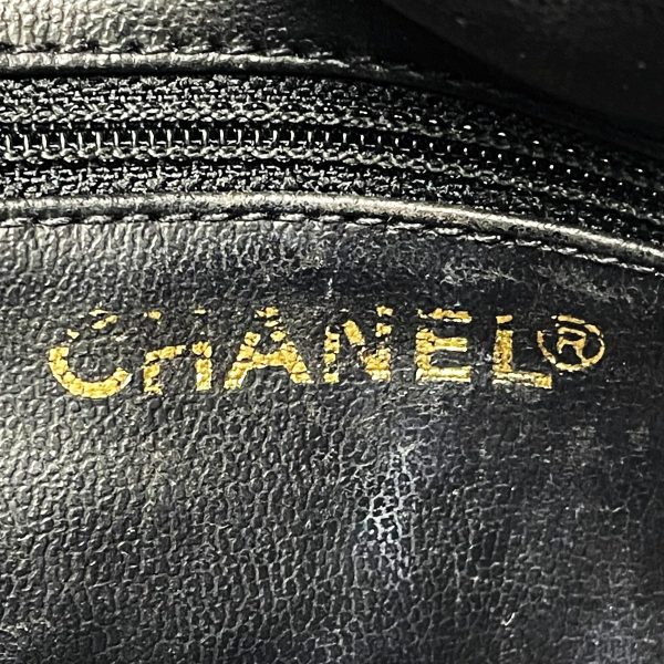 1017004136689 6 CHANEL Pouch Black Enamel Guarantee Card