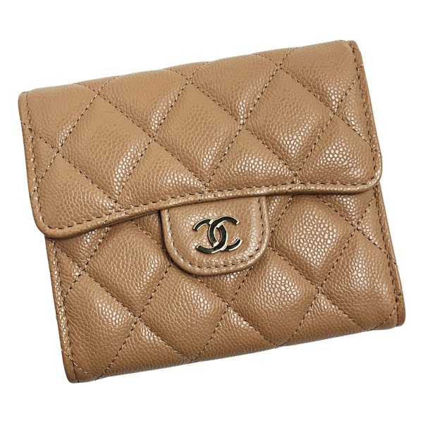 1017004151590 1 rbg CHANEL Flap Brown Wallet Caviar Skin