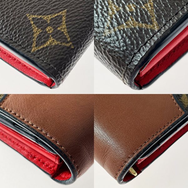 1017004173394 9 LOUIS VUITTON Portefeuille Sala Tuileries M64098 Maron Long Wallet