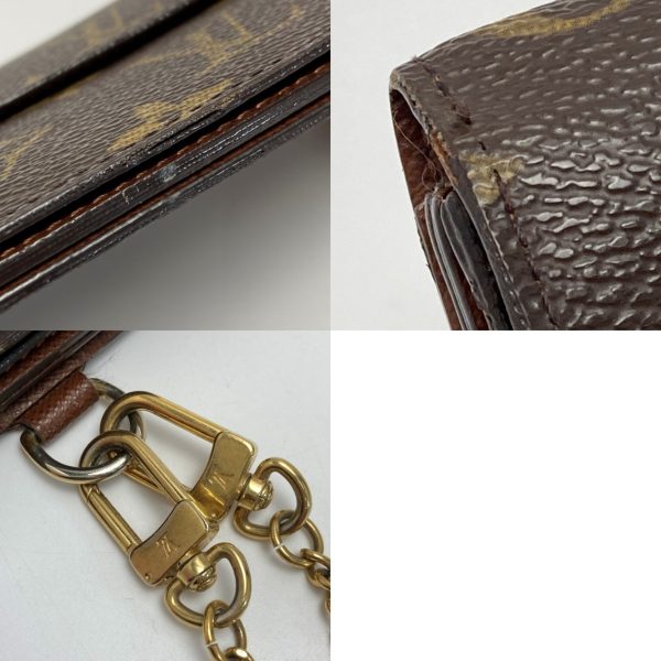 1017004174773 8 LOUIS VUITTON Monogram Portefeuille Accordion Chain Wallet