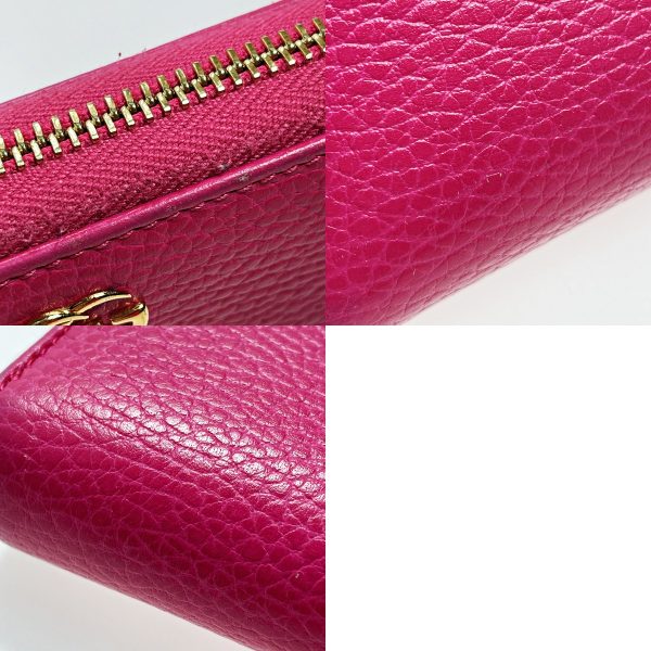 1017004176432 6 GUCCI GG Petit Marmont Shocking Pink Wallet Cloth Bag