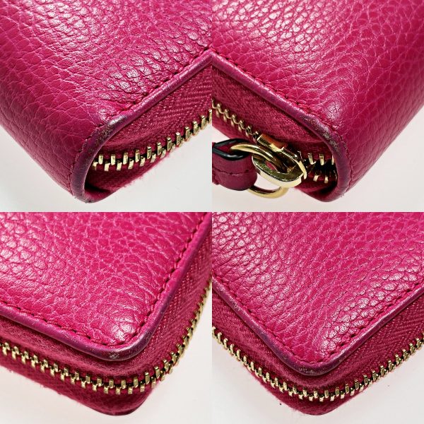 1017004176432 7 GUCCI GG Petit Marmont Shocking Pink Wallet Cloth Bag