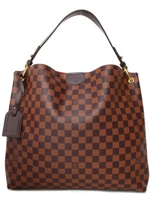 1019200760019 Louis Vuitton Pochette Twin GM Monogram Shoulder Bag Brown