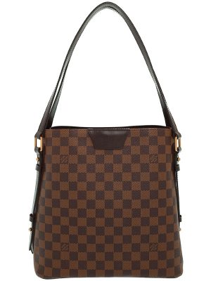 1020030760018 Louis Vuitton V Tote Bag Monogram shoulder bag black beige