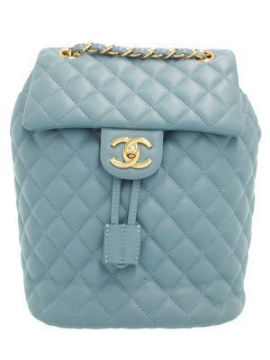 1020058100018 Chanel 22 Mini Shoulder Bag Shiny Calf White