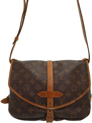 1020122430010 Louis Vuitton Baggy PM Shoulder Bag Monogram Denim Green