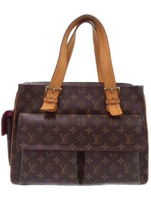 1020261560012 Gucci GG Supreme Medium Handbag Brown