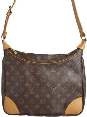 1021027020016 LOUIS VUITTON Menilmontant MM M40473 Brown Shoulder Bag