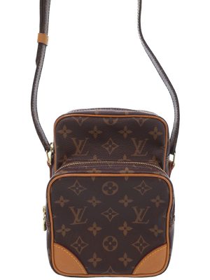 1021058690011 Louis Vuitton Alma BB 2way Shoulder Bag Brown