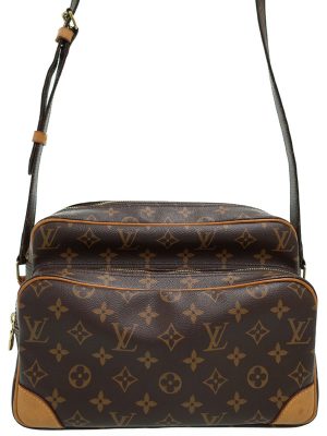 1021197850017 Louis Vuitton 2way Bag Tuileries Hobo Brown Red