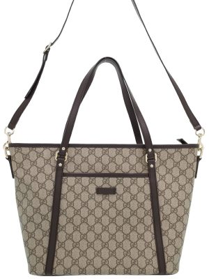 1022204560011 Gucci Soho Interlocking G Chain Shoulder Bag Beige