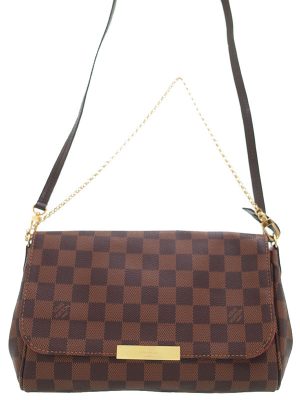 1022310500017 Louis Vuitton Handbag Damier Ebene Normandy Python