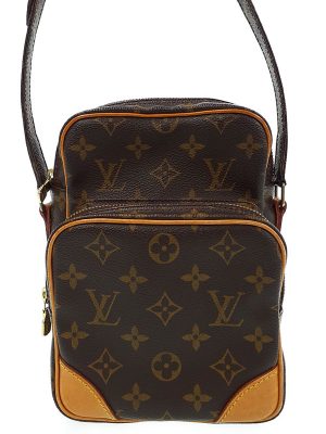 1023267960015 Louis Vuitton Twin PM Monogram Shoulder Bag Brown