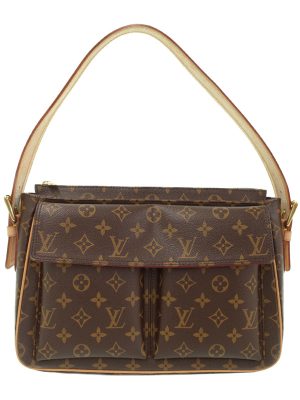 1023268940016 Louis Vuitton Damier Rivera MM Handbag Brown