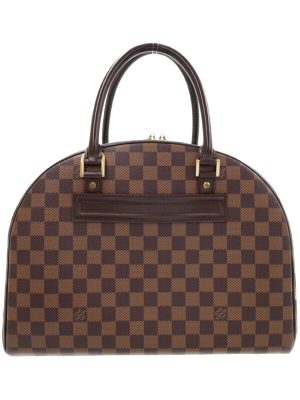 1026035710010 Louis Vuitton Cruiser Bag 45 Monogram Tanned Leather Travel Bag Brown