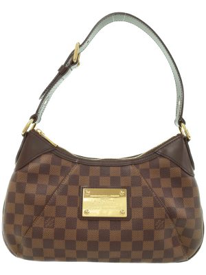 1034004140027 Louis Vuitton Thames PM Damier Ebene Shoulder Bag Brown