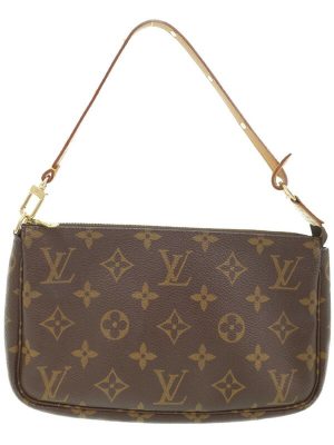 1035006590018 Louis Vuitton Partition Handbag Accessory Pouch Monogram Brown