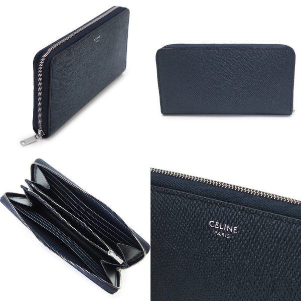 10b553bel 4 CELINE Long Wallet Leather