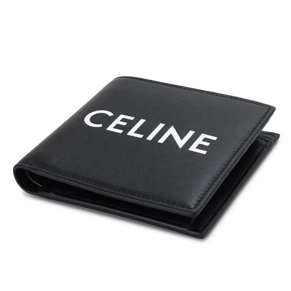 10c873dme 1 CELINE Triomphe Wallet Black