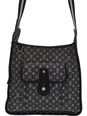 1120344040018 MCM Tote Bag Leather Canvas Black