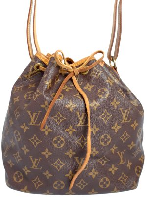 1120346940019 Louis Vuitton Monogram Sac Plat BB 2way Hand Shoulder Bag Brown