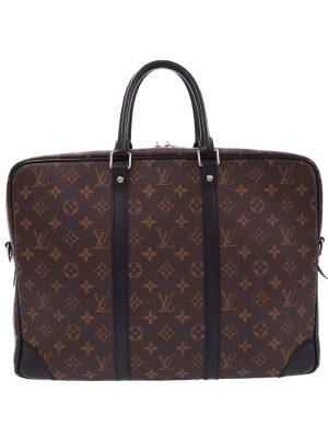 1120362220010 Louis Vuitton Baikal Mens Business Clutch Taiga Black