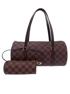 1121155580014 Louis Vuitton Pocket Organizer Card Case Damier Brown