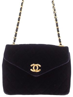 1121179620017 CHANEL Matelasse Calf Chain Shoulder Bag