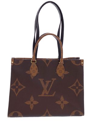 1121181540013 Louis Vuitton Pillow Onthego GM Tote Bag Nylon Monogram Brown