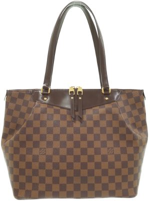 1123035950016 Celine Boogie Bag Macadam Handbag Canvas Leather Verge Brown