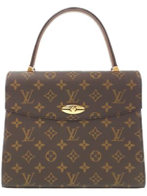 1123041000019 Louis Vuitton Alma Monogram Handbag Brown