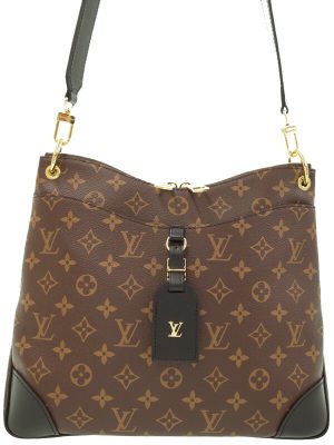 1123110060012 Louis Vuitton Monogram Drouot PVC Leather Shoulder Bag