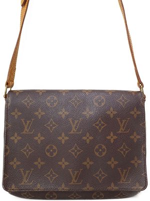 1218085140019 Gucci GG Pattern Bamboo Tote Bag GG Canvas Brown