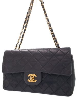 1218109050010 Gucci Gg Pattern Sherry Jacquard Shoulder Bag Black