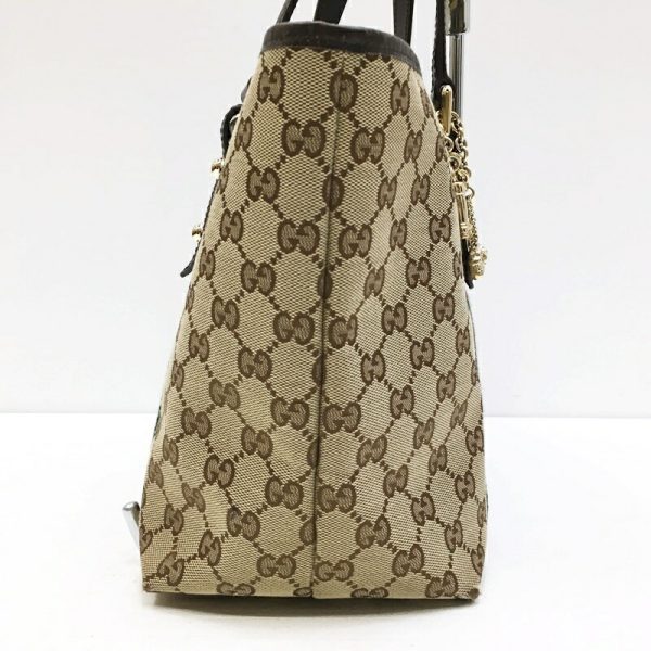 122 20220122 a 2 04 Gucci Tote Bag GG Brown