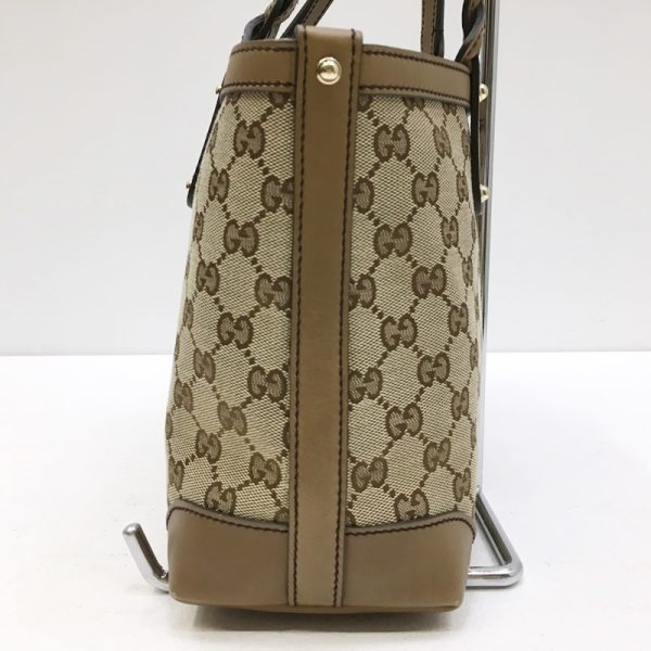 122 20220122 a 3 04 Gucci Tote Bag GG Brown