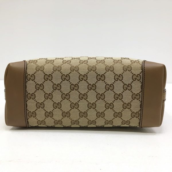 122 20220122 a 3 05 Gucci Tote Bag GG Brown