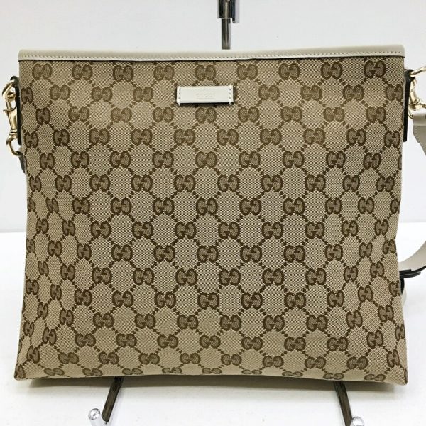 122 20220122 a 8 02 Gucci Shoulder Bag GG Brown