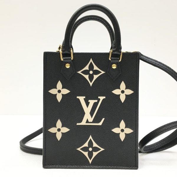 122 20230224 a 5 02 Louis Vuitton Petite Sapphire Shoulder Bag Empreinte Black