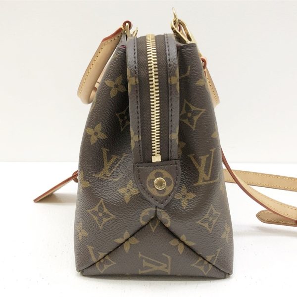 122 20230324 a 2 04 Louis Vuitton Petit Palais PM 2 Way Bag Monogram Brown